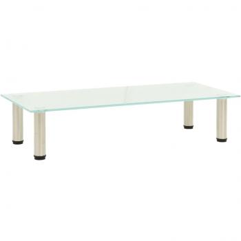 Soporte de TV esmerilado 80x35x17 cm Vidrio Templado