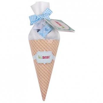Manta con forma de Cono Helado Azul Minene