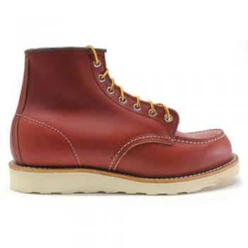 Red Wing Men's 6 Oro Russet Moc Toe Leather Work Boots - Size 11 UK (EU 46)
