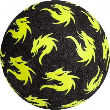 Monta Derbystar Monta Street - Balón de fútbol, color vaquero y neón, todo el año, color negro y amarillo, tamaño 4,5