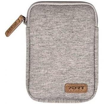 Port Designs 140396 - Funda universal para disco duro de 2.5, color gris