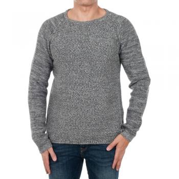 Jersey Jack&Jones Hombre Gris 12121332 JJVLAMAR KNIT CREW NECK LIGHT GREY MELANGE