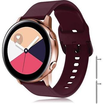 Supore Correa Galaxy Watch Active 40mm, Correas de Silicona de 20 mm con Liberación Rápida para Active 2 / Gear S2 Classic/Gear Sport/Huawei Watch 2 / Vivoactive 3