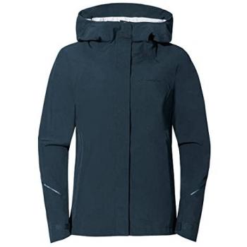 Chaqueta fina impermeable Vaude Yaras V azul marino oscuro mujer - S, cortavientos ciclismo, talla 38