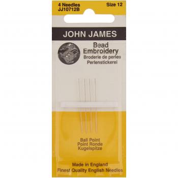 Colonial Needle Agujas de Mano de Bordado de Cuentas-tamaño 12 4/Pkg