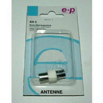 Adaptador de Antena Coaxial KH 3 E+P - Conectores Coaxiales Doble
