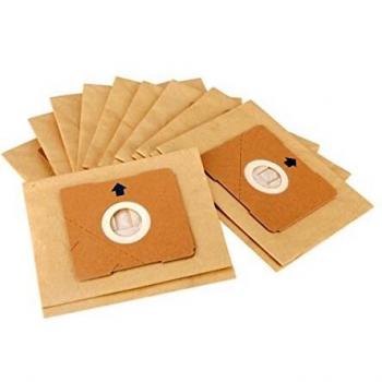 Jata RBA910 Recambio de 10 Bolsas para aspiradora, 0 W, 1 Liter, 0 Decibelios, Papel, Marrón