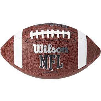 Wilson WTF1858XB Pelota de fútbol Americano NFL Bulk Cuero Compuesto para Juego recreativo, Unisex-Adult, Marrón, Tamaño Oficial