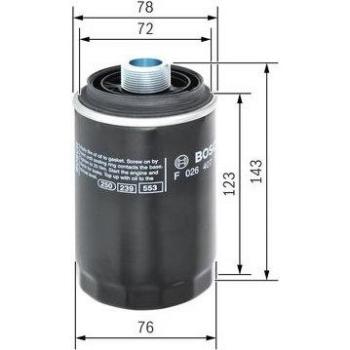 Filtro de aceite BOSCH F 026 407 179