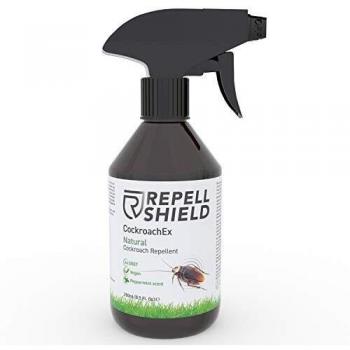RepellShield Spray Repelente Cucarachas - Spray Anti Cucarachas con Aceite Escencial de Menta - Protección Anticucarachas Natural y Duradera - Alternativa Ideal a Mata Cucarachas Profesional, 250 ml