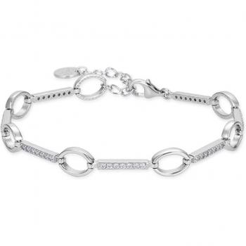 Pulsera Barlik Momentos para Brillar - Elegante diseño de plata de ley 925 con circonitas brillantes