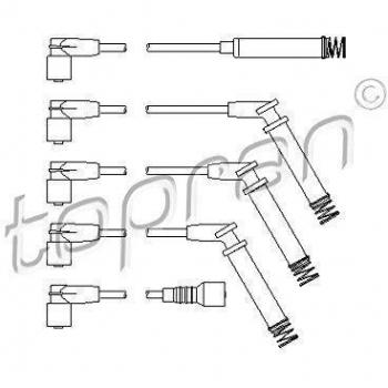 topran Cable de encendido Juego, 202 520