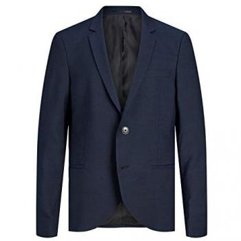 Jack & Jones Traje Solaris Blazer Azul para niños, chaqueta de corte moderno, tejido ligero y cómodo, diseño elegante, color azul