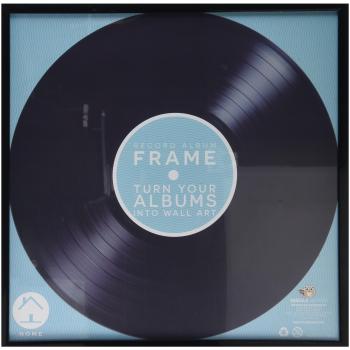 Marco de vinilo disco del álbum – Record Album Vinyl Frame – Negro