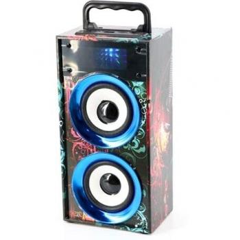 N Altavoces WKS-669B Bluetooth 2.0 FM TF USB Azules