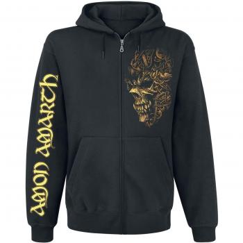 Amon Amarth Thor Sudadera capucha con cremallera Negro XXL