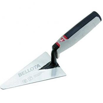 Bellota 5903 BIM Paletín Forjado Triangular Punta Redondeada Mango Bimaterial, 125x75 mm, Standard