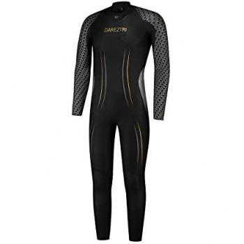 Dare2tri MACHV5 Triathlon Suit for Men - Black, Size L