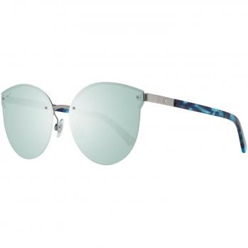 Web Eyewear WE0197 Women's Sunglasses, Anthracite Blue Mirrored, 59mm