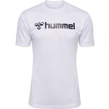 Hummel Logo Unisex Jersey - White, 2XL