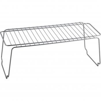 Metaltex - Estante apilable de cocina, 45x19x18 cm, color gris