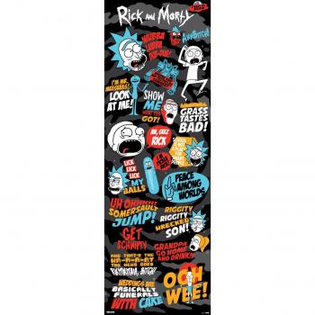 Grupo Erik Poster Puerta Rick & Morty Quotes