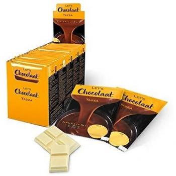 Lets Chocolaat Chocolate a la Taza, estuche 25 sobres, sabor Blanco