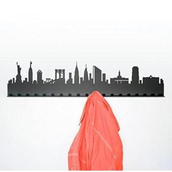 Radius Perchero Ciudad - New York Gris Oscuro/Acero pulverizado