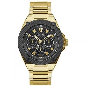 Guess Watches Gents Legacy Mens Analogue Quartz Watch with Stainless Steel Bracelet W1305G2