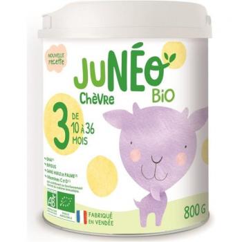 Leche de Cabra Ecológica Junéo N°3 para Crecimiento de 10 a 36 Meses - 800 g