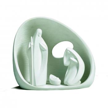 Nadal 736922 - Figura decorativa adorando al niño con pesebre
