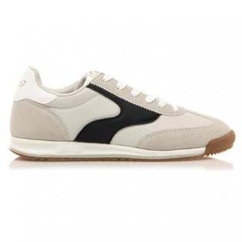 Zapatillas Deportivas Retro Casual para Mujer MTNG Mustang 60858 Olympic Gris con Cierre de Cordones y Confort