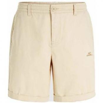 Pantalón Chino O'Neill Essentials Muslin para Hombre, Pantalón Corto Deportivo O'Neill Essentials Blanco Natural