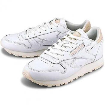 Zapatillas Reebok Classics CL Leather para mujer color blanco