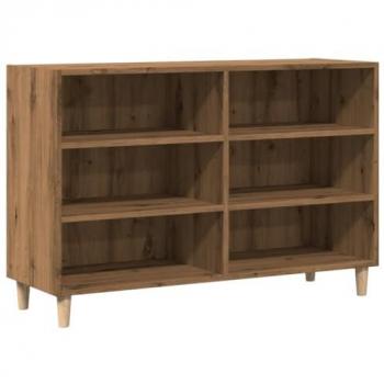Aparador de madera de ingeniería roble artisan 103,5x35x70 cm