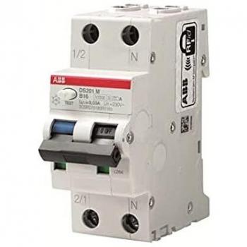 ABB Stotz S&J 10kA Earth Leakage Circuit Breaker 1p+N DS201MA-C16/0.03