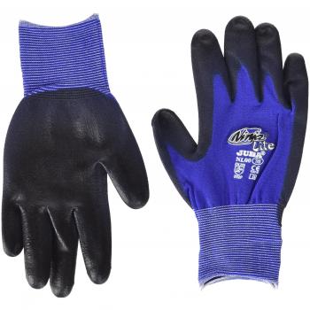 Juba - Guante ninja lite nylon palma poliuretano azul talla 7