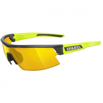 Salice 025 RWX Black Men's Sunglasses with Double Mirror Photochromic Lenses