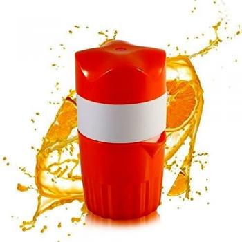 TENTA KITCHEN Exprimidor manual de frutas, limón, limón, naranja, recipiente de 500 ml, boquilla para verter, taza de exprimidor perfecta para niños