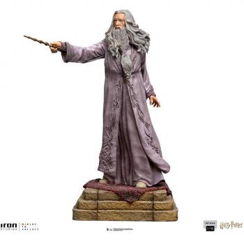 Figura Art Scale 1/10 Albus Dumbledore de Harry Potter - Estatua de 21 cm, fabricada por Iron Studios, con detalles precisos y acabados de alta calidad