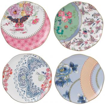 Butterfly Bloom Set of 4 Plates 20cm