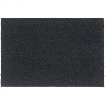 Felpudo de fibra de coco gris oscuro 60x90 cm