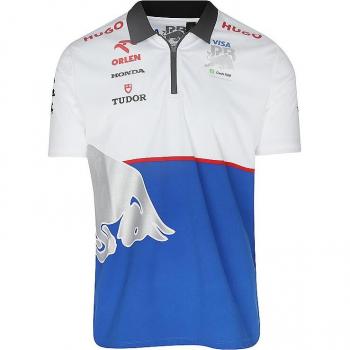 RB Cash App 2024 Team Polo Shirt - Formula 1 2024 Racing Bulls Visa Cash App Polo Shirt (White) - Male - Size: Small Adults