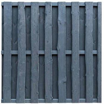vidaXL Panel de Valla de Jardín Madera Gris Impregnada 180x180 cm Cerca Patio