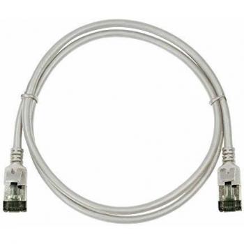 Cable de red LogiLink Slim U/FTP Cat6a 0,3 m gris