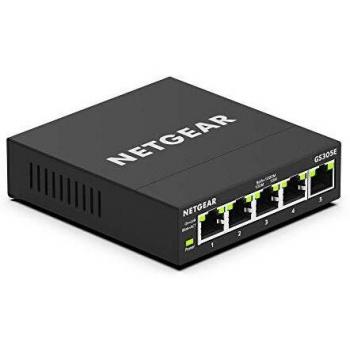 SWITCH NETGEAR SWITCH 5 PORTS ETHERNET SMART, GS305E-100PES