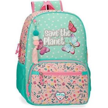 Movom Save The Planet Mochila Multicolor 31x42x13 cms Poliéster Reciclado 16.93L