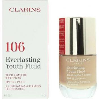 Clarins Everlasting Youth Fluid Illuminating and Firming Foundation SPF15 30ml 106 - Vanilla