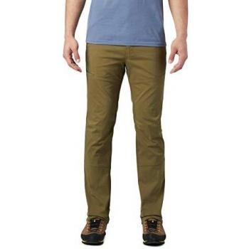 Mountain Hardwear AP - Pantalón para hombre, para senderismo, escalada, camping, e informal para todos los días - Combat Green - 36-32