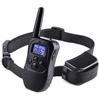 Wodondog Collar de Adiestramiento para Perros Recargable y Resistente al Agua con vibración y Sonido, Rango Remoto de 300 Metros